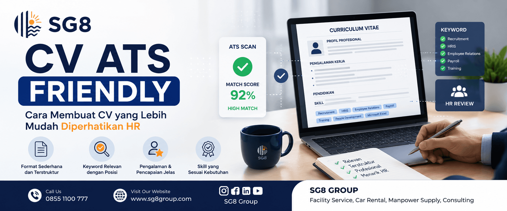 CV ATS Friendly: Cara Membuat CV yang Lebih Mudah Diperhatikan HR