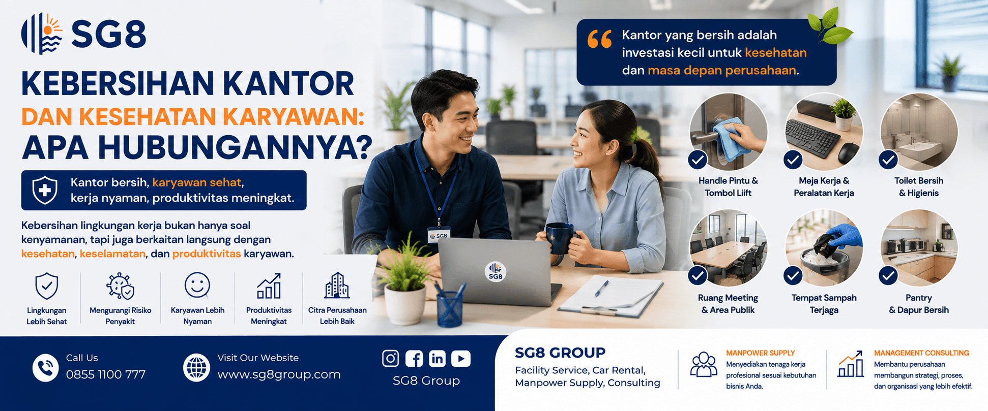 Kebersihan Kantor dan Kesehatan Karyawan: Apa Hubungannya?